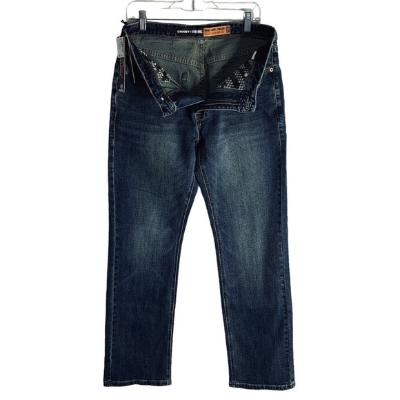 Hooey x Rock & Roll Denim Double Barrel Stackable Boot Leg Mens 30x32 NWT $88 - Picture 8 of 14